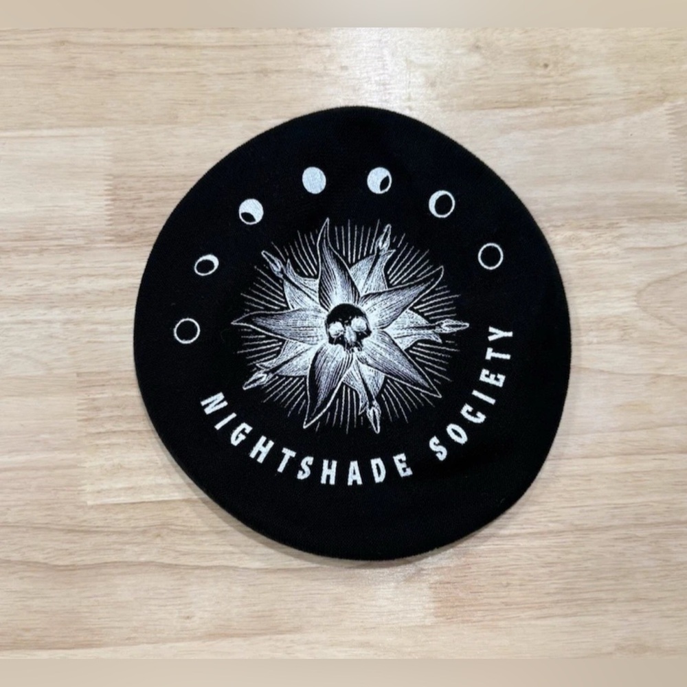 CA4LA x Wednesday Collab Beret Limited Edition One Size Dark Academia Gothic